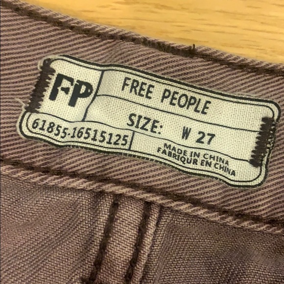 LIGHT PURPLE FREE PEOPLE SHORTS - Picture 2 of 3